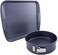 Generic Aluminum Twin Pack Bakeware Set Of 2-Piece, Gray