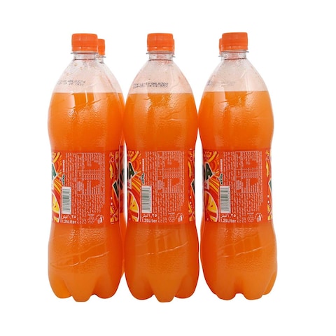 Mirinda Orange Soft Drink Bottle 1.25Lx6