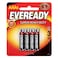 ايفريدي بطاريات AAA6 فائقة التحمل- 4 بطاريات