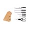 Bergner Giyo Stainless Steel Knives Set With Block BG-39820MM Multicolour 7 PCS