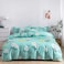 6-Piece Double Size Duvet Cover Set 1 Duvet Cover + 1 Flat Sheet + 4 Pillow Cases Microfibre GUNNEN