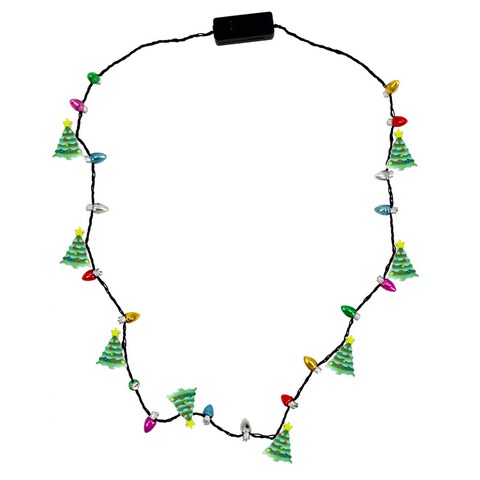 Light Up Christmas Necklace 90cm