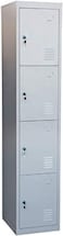Galaxy Design Four Door Metal Locker Cabinet With Plastic Handle Grey Color Size (L x W x H) 45 x 45 x 183 Cm Model - GDF-4T. No Installation included &amp; No Warranty