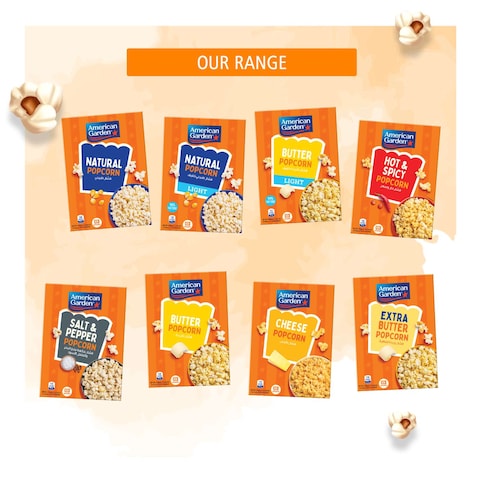 American Garden Gluten-Free Microwave Cheese Popcorn 3 Bags, 273g