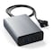 Satechi - Desktop Charger 108W Pro Type-C PD (2x USB-C and 2x USB-A) - Space Gray