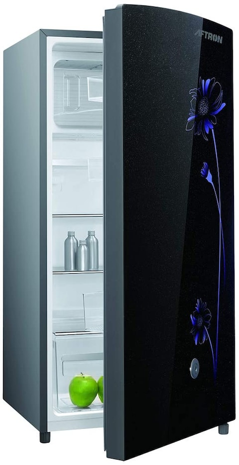 Aftron Single Door Refrigerator 170L Afr228 Black/Purple