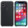 Apple Case iPhone XS Silicone Black