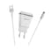Borofone Charging Set BA1A With Micro Usb Cable White