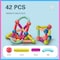 Generic Magnetic Toys Building Blocks, Magnets For Kids 3, 4, 5, 6 Year Old, Magnetic Balls And Magnet Rods Toy Building Set