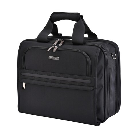 Eminent Premium 17 inch Shoulder Business Laptop Bag Polyester Light Weight 180 Opening Business Laptop Case for Men Women on Travel Business V322