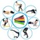 Generic Yoga Fitness Rally Belt Natural Latex Pull Ring, Pull Rope Fitness Exercise Resistance Band