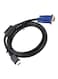 Generic HDMI To VGA CAble 1.5meter Black/Blue