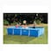 إنتكس حوض سباحة مستطيل الشكل 450 × 220 × 84 سم - أزرق