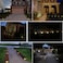 Aiwanto 12 Pack Solar Lamp Gardening Solar Light Pathway Light Garden Light Waterproof Disk Landscape Lighting for Lawn