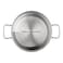 Tefal G6 Intuition Stew Pot With Lid Silver 24cm