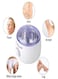 Pro-Wax100 Electric Professional Wax Heater With Hard Wax Bean And Spatula White/Purple 500Ml