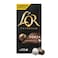 L&#39;OR Espresso Forza Intensity 9 Coffee Capsules Packs of 10 Drinks