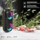AFRA Bluetooth Speaker, 24 Watts, Black, Plastic Body, Ultra Bass, Rgb Light, Ipx4 Waterproof, 3.7v/2000Mah Rechargeable Battery, AF-0024BSBK, 2 Years Warranty.