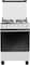 Super General Freestanding Gas-Cooker 4-Burner Full-Safety, Stainless-Steel Cooker, Gas Oven With Rotisserie, Thermostat, Auto-Ignition, Silver, 60 x 60 x 85 cm, SGC-601-FS, 1 Year Warranty