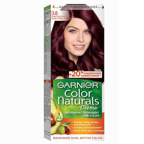 Garnier Color Naturals 3.6 Deep Red Brown