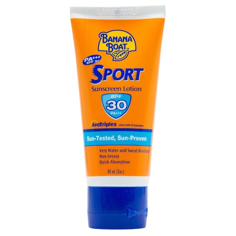 Banana Boat Sport Sunscreen Lotion SPF30 90ml White