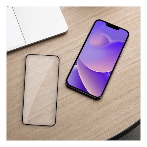Hyphen Defendr Full Coverage Tempered Glass Screen Protector For Apple iPhone 14 Plus Clear