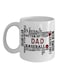 muGGyz Printed Ceramic Coffee Mug White