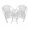 Rattan Garden Set, 2 Chairs + Table
