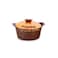 طقم قدر حفظ الطعام الساخن فلورنزا مقاس جامبو مل 2500  I  3500 I 4500 بلون بني