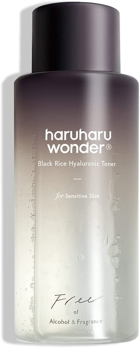 Haru Haru Wonder, Black Rice Hyaluronic Toner For Sensitive Skin 5.1 FL.Oz / 150ml, Alcohol Free, Fragrance Free, Vegan, Crurelty Free, Ewg-Green