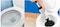 Lushh  Drain Buster , Powerful Multi-Drain Plunger Two Heads Clears Tough Clogs Toilet Sink