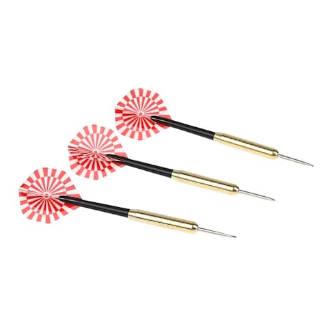 Supreme Sports Flocked Dartboard with Darts Multicolour 18inch 7 PCS