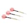 Supreme Sports Flocked Dartboard with Darts Multicolour 18inch 7 PCS
