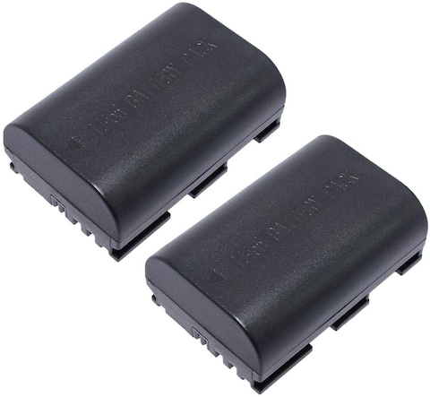 DMK POWER LP-E6 LP-E6N (2-Pack) Camera Battery for Canon EOS 5D Mark II Mark III Mark IV 5DS 5DS R 6D 60D 60Da 6D Mark II 7D 7D Mark II 70D 80D R XC10 XC15