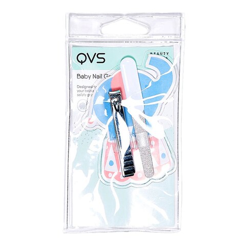 Buy QVS Baby Nail Grooming Set Multicolour 2 count in Saudi Arabia