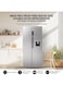 Nikai Side By Side, Double Door Refrigerator, 750L Gross and 410L Net Capacity, Energy Efficient Inverter Compressor, Steel Finish Body, NRF750SBSD5, Silver