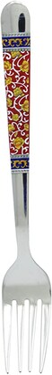 Rk - Tea Fork 6Pcs Set Red D&eacute;cor 15 Cm-Rk0079