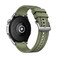 Huawei GT 4 Smartwatch Stainless Steel Case and Green Woven Band, 46mm