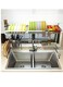 Dish Drying Rack Over Sink Kitchen Storage Shelf Space Saver