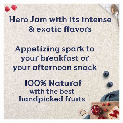 Hero Black Cherry Jam - 350 gm