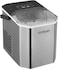 Crownline IM-411 Portable Ice Maker, 12kg/24Hrs, 9-Bullet Ice/6 mins. with Carry Handle