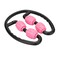 Generic-4-wheel Leg Muscle Massager Body Shaping Relaxation Roller Yoga Fitness Clamp Massage Stick
