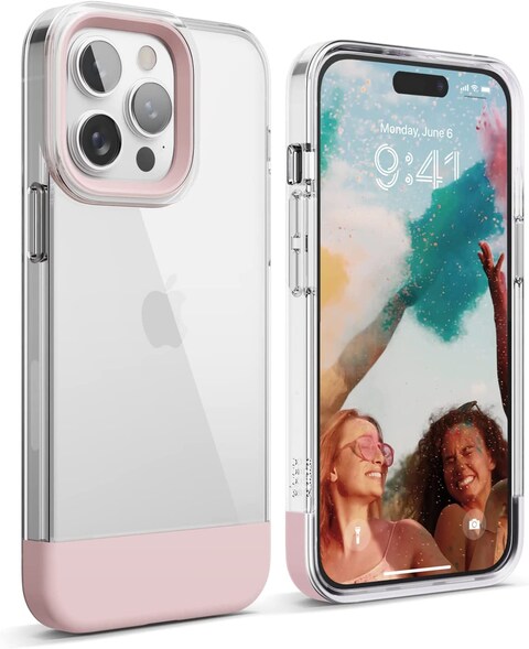 Elago Glide for iPhone 14 Pro MAX case cover - Lovely Pink