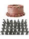 Generic 48 Pieces Stainless Steel Cake Decorating Tools Silver 12x2.5x4.5cm