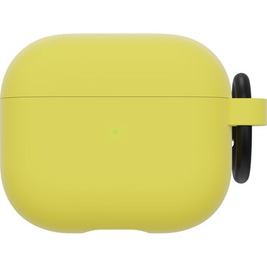 OtterBox Headphone Case for Apple Airpods 3rd Gen - 360&deg; Drop and Scratch Protection, Soft Touch Feel, Wireless Charging Compatible, Carabiner Included, Secure Fit - Yellow
