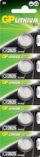 بطاريات ليثيوم جي بي CR2025 3 فولت اندونسيا - 5 قطع