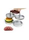 Generic Double Press Hamburger And Patties Maker -Silver 28cm
