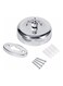 Ezzyso 6-Piece Retractable Clothes Line Silver 10 x 10 x 6cm