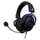 هايبر اكس كلاود سماعة رأس سلكية للألعاب مع ميكروفون - أسود وأزرق