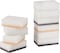 Royalford Royalbright Heavy Duty Cleaning Sponges- RF10626 Scrub Pads For Kitchen Sink &amp; Bathroom 2 In 1 Cleaning Supplies Premium-Quality Ideal For Dish Wash Multi-Purpose, Pack Of 10, White &amp; Grey